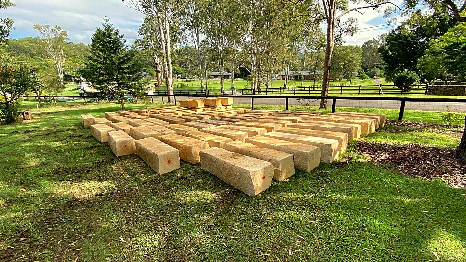 Rock Sawn Logs